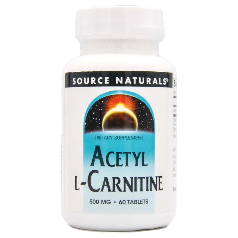 Source Naturals Acetyl L-Carnitine (500mg) (60 tablets)
