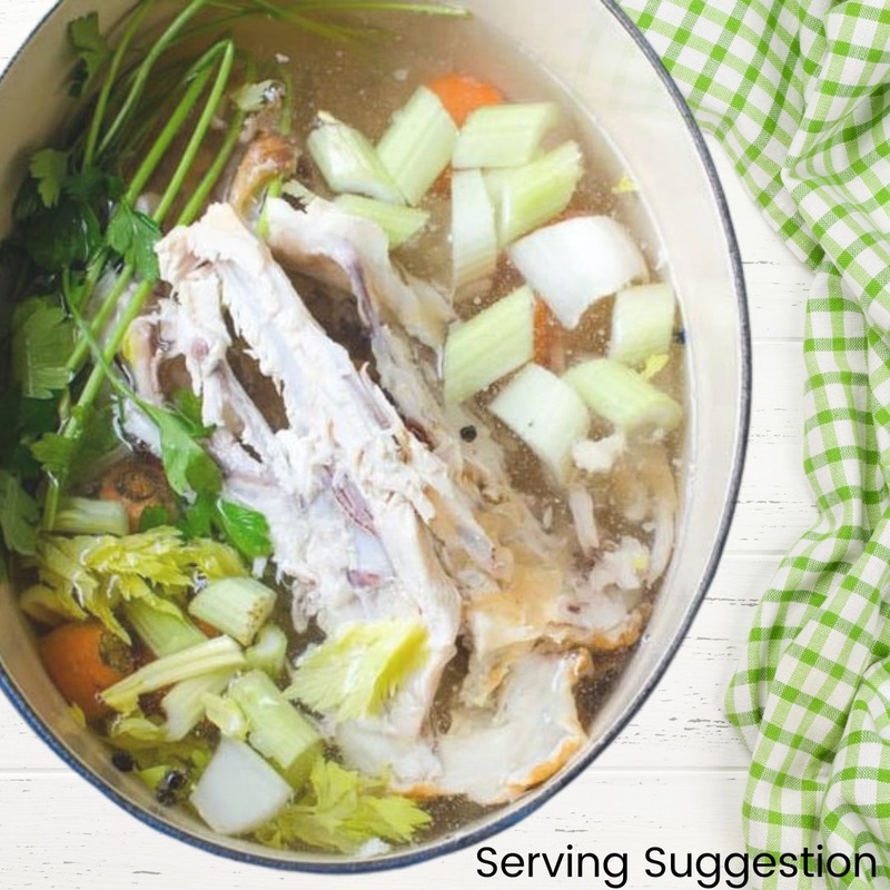 Sourced Organic Chicken Bones for Soup Stock (650g)