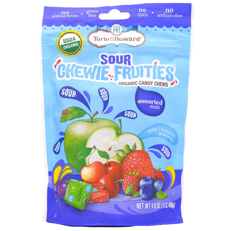 Torie & Howard Organic Chewy Sour Candies – Assorted Flavors (113g)