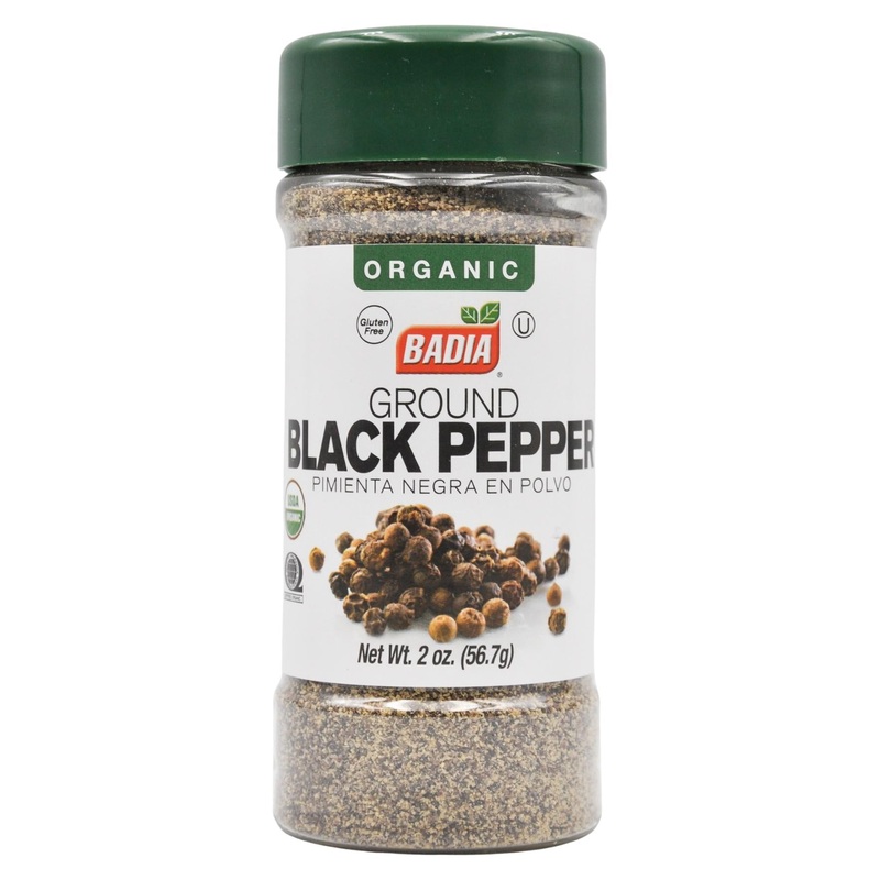 Badia Organic Black Pepper Ground (56.7g)
