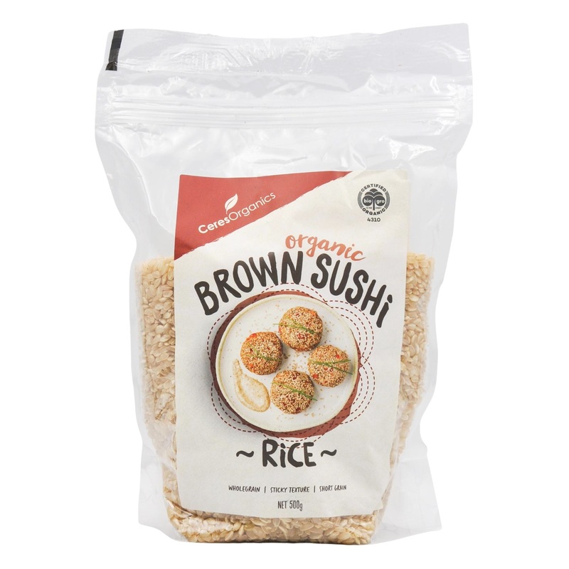 Ceres Organics Brown Sushi Rice (500g)