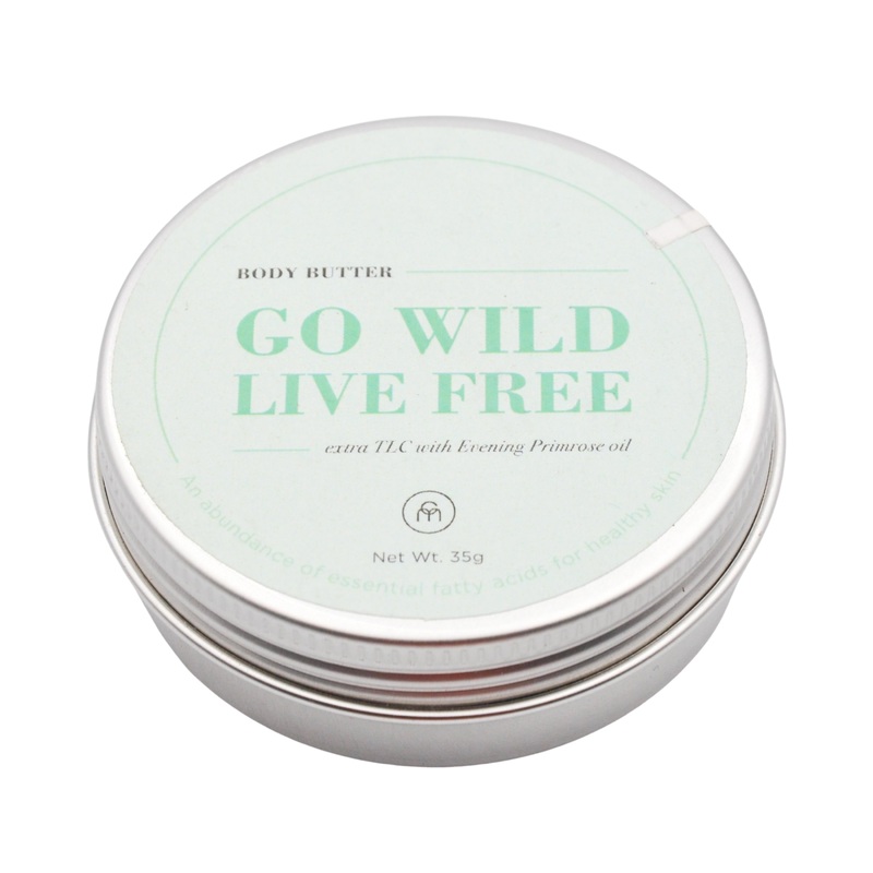 Coconut Matter Organic Mango Body Butter – Go Wild Live Free (w/ Evening Primrose Oil) (35g)