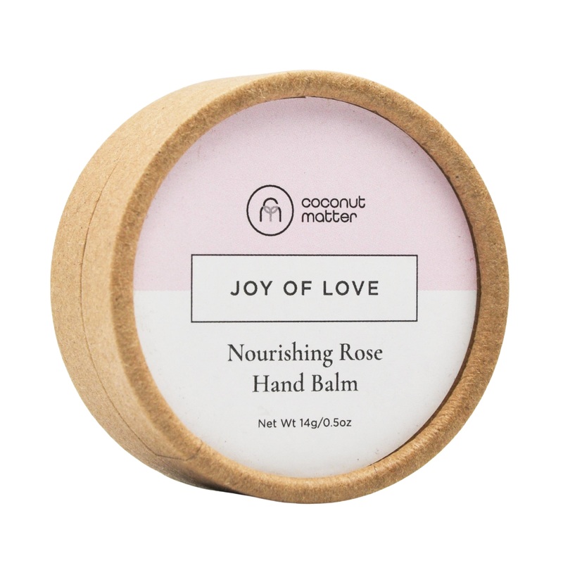 Coconut Matter Organic Nourishing Hand Balm – Rose (Joy of Love) (14g)