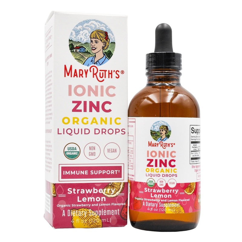 Mary Ruth’s Organic Liquid Ionic Zinc – Strawberry Lemon (120ml)