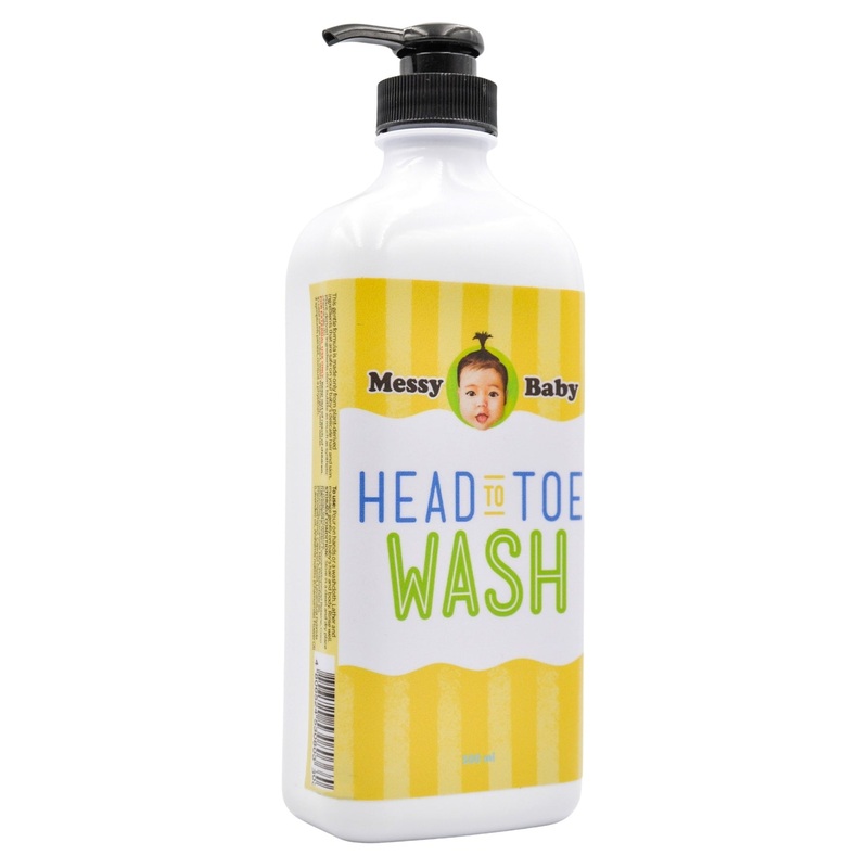Messy Baby Natural Head To Toe Wash (500ml)
