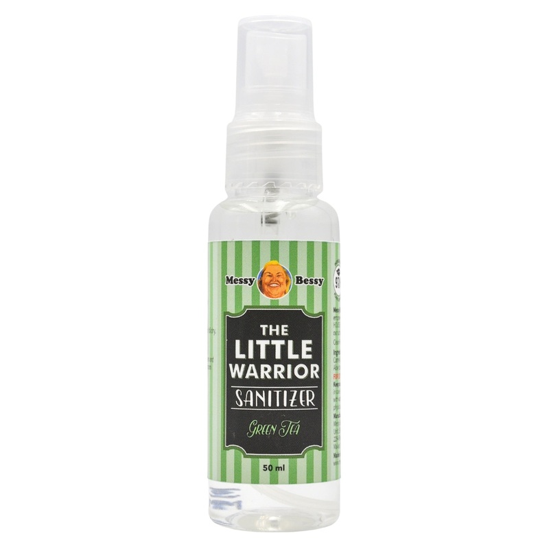 Messy Bessy The Little Warrior Natural Hand Sanitizer – Green Tea (50ml)