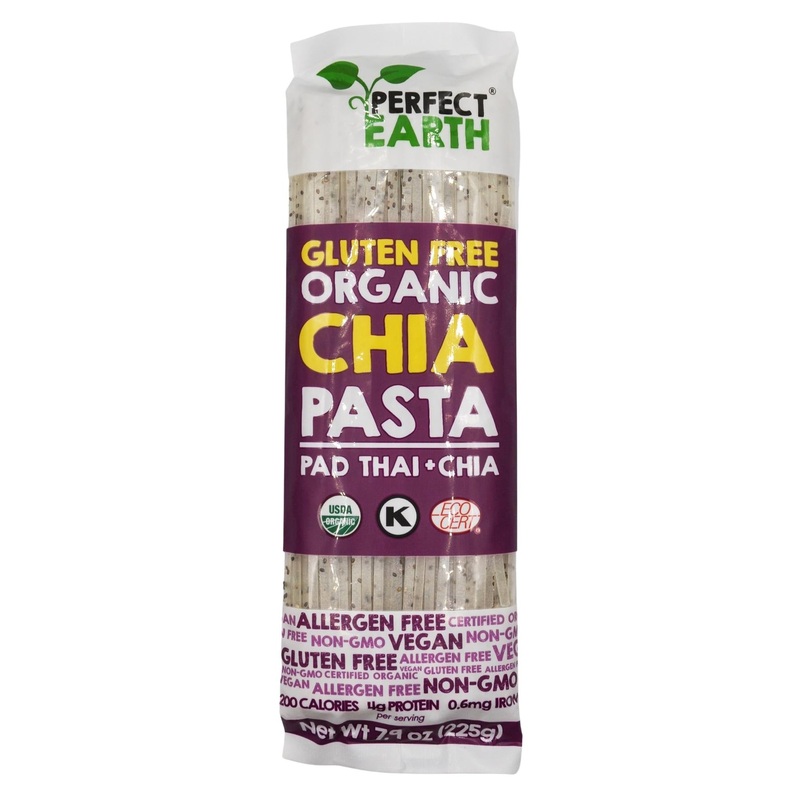 Perfect Earth Gluten Free Organic Chia Pasta – Pad Thai & Chia (225g)