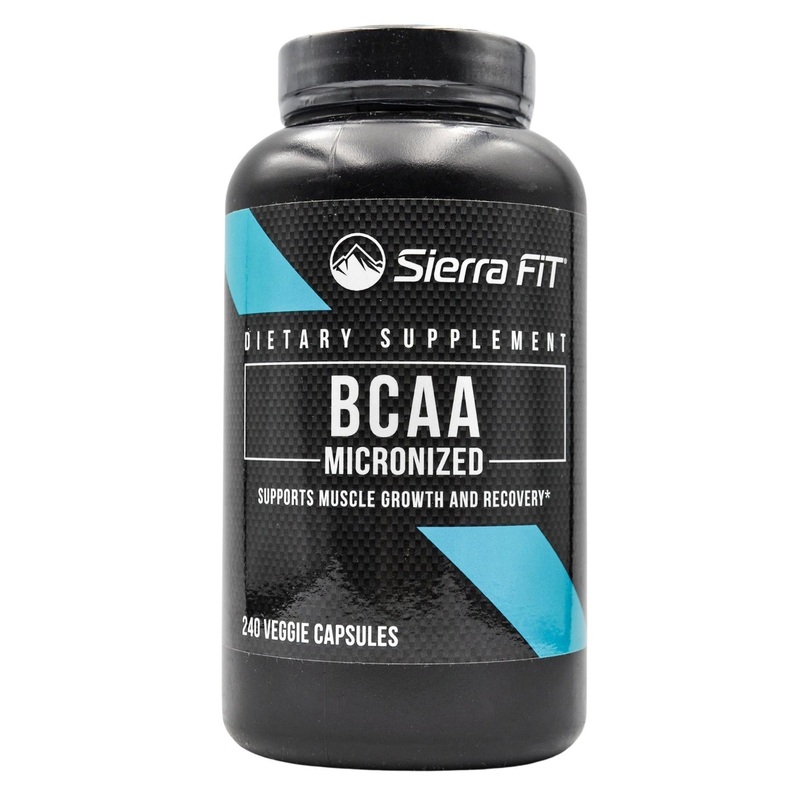 Sierra Fit Branched Chain Amino Acids BCAA 1000mg (240 caps, 120 servings)