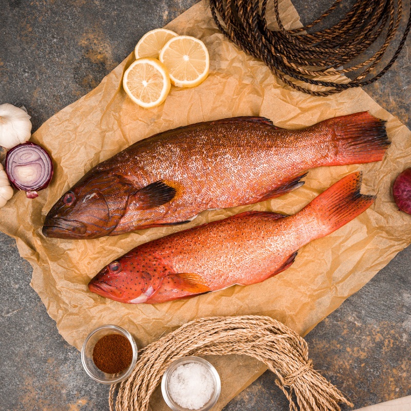 Wildcaught Fish Red Coral Grouper Whole Cleaned (Lapu-Lapu)