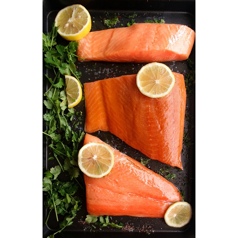 Wildcaught Fish Wild Alaskan King Salmon Fillet