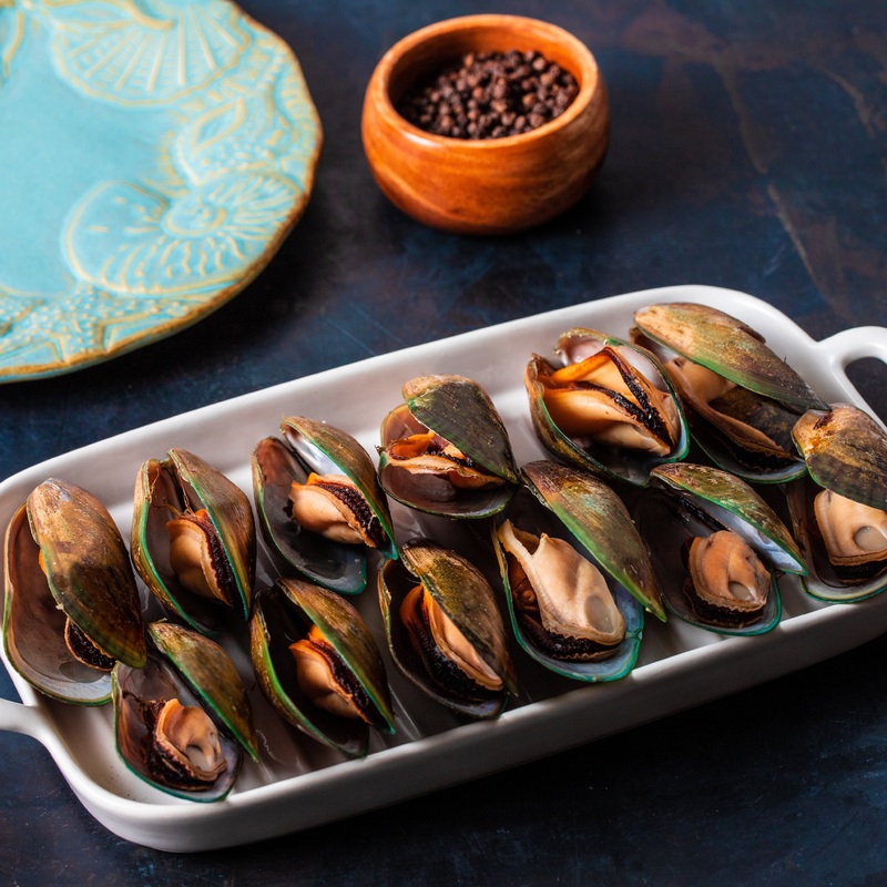 Wildcaught Organic Seafood New Zealand Green Mussels (619g) – Cooked & Ready to Eat