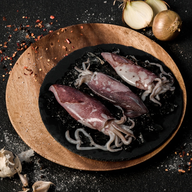 Wildcaught Seafood Squid – Whole & Cleaned no ink (470g)