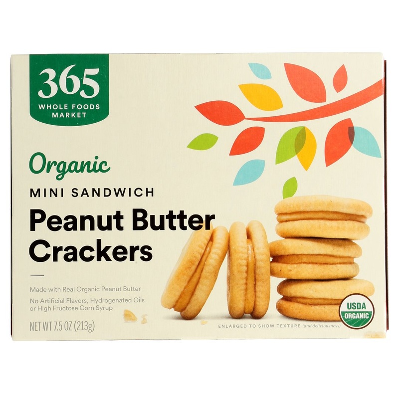 365 Organic Mini Sandwich – Peanut Butter Crackers (213g)