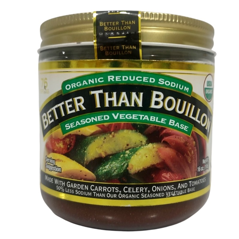 Better Than Bouillon Organic Seasoned Vegetable Base – Reduced Sodium (454g)