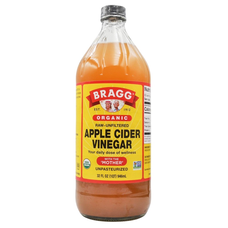 Bragg Organic Raw~Unfiltered Apple Cider Vinegar with The ‘Mother’ Unpasteurized (946ml)
