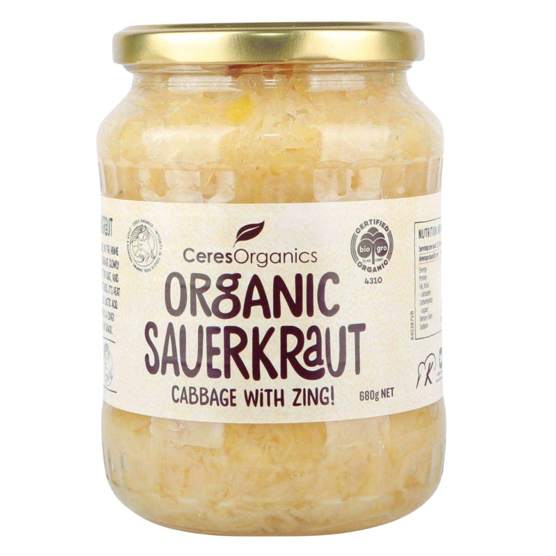 Ceres Organics Sauerkraut Cabbage with Zing (680g)