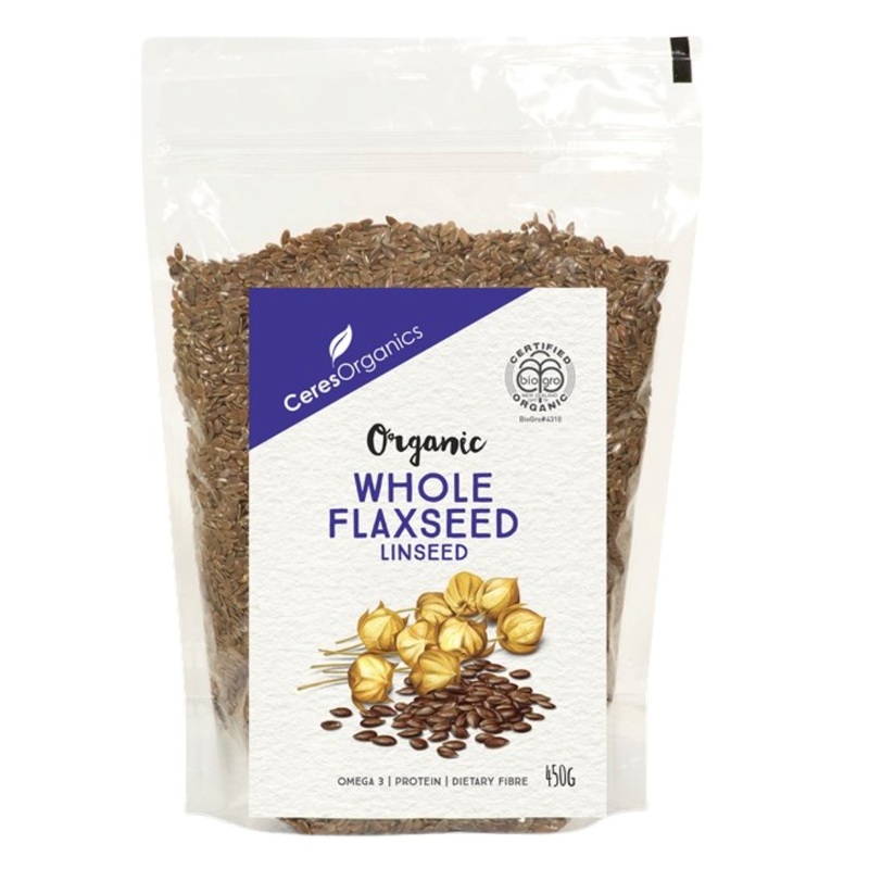 Ceres Organics Whole Flaxseed (450g)
