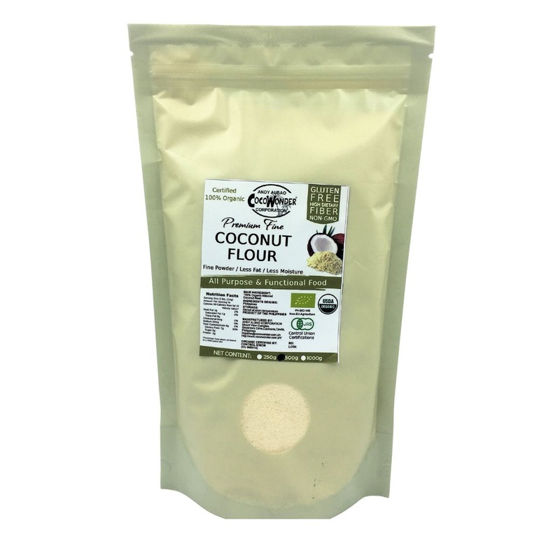 CocoWonder Organic Coconut Flour – Premium Fine (500g)
