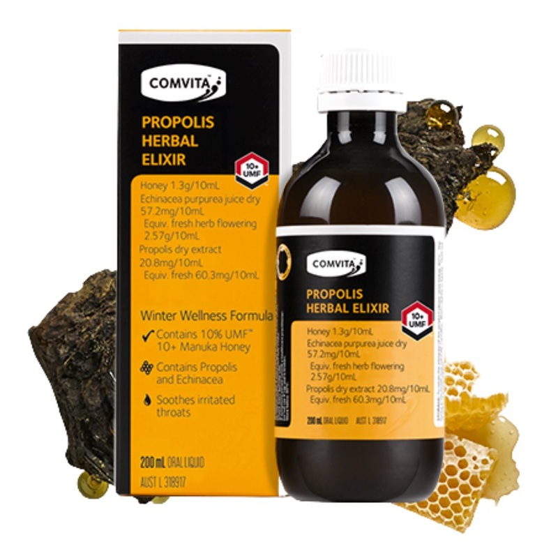 Comvita Propolis Herbal Elixir UMF 10+ (200ml)