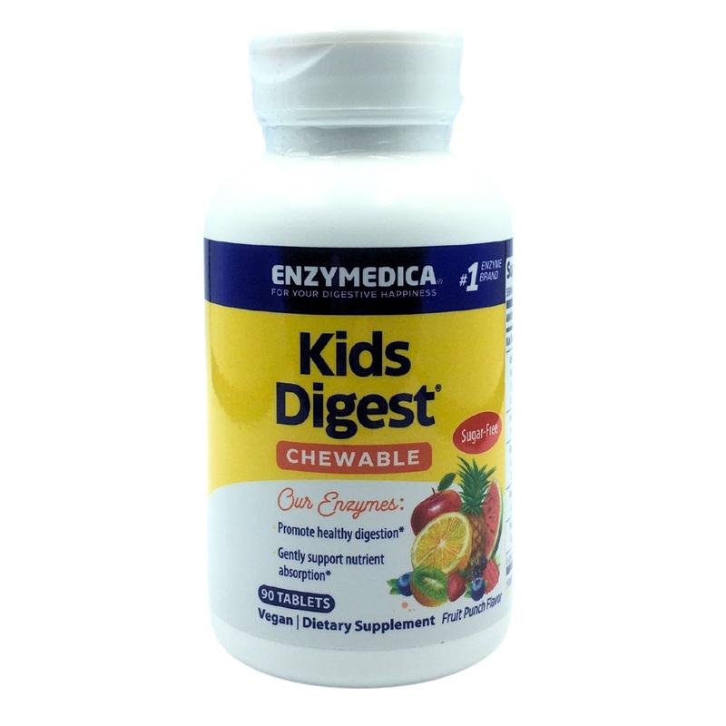 Enzymedica Kids Digest – Fruit Punch (90 chewable tablets)