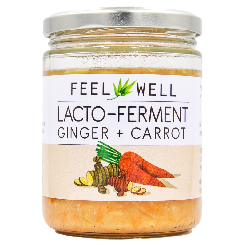Feel Well Fermented Ginger Carrot Pickles (400g) – Pre Order 1 wk delivery