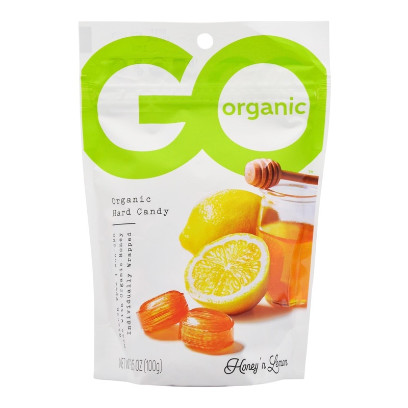 Go Organic Hard Candy – Honey & Lemon (100g)