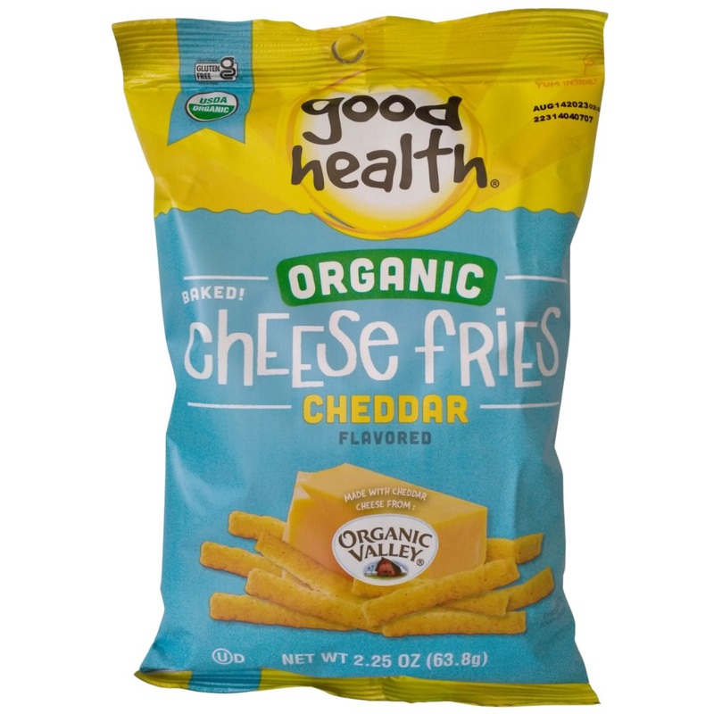 Good Health Organic Baked Cheese Fries – Cheddar (64g)