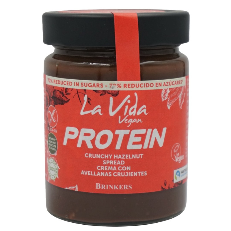 La Vida Organic Vegan Protein Crunchy Hazelnut Spread (270g)