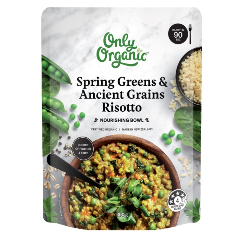 Only Organic Nourishing Bowl – Spring Greens & Ancient Grains Risotto (300g)