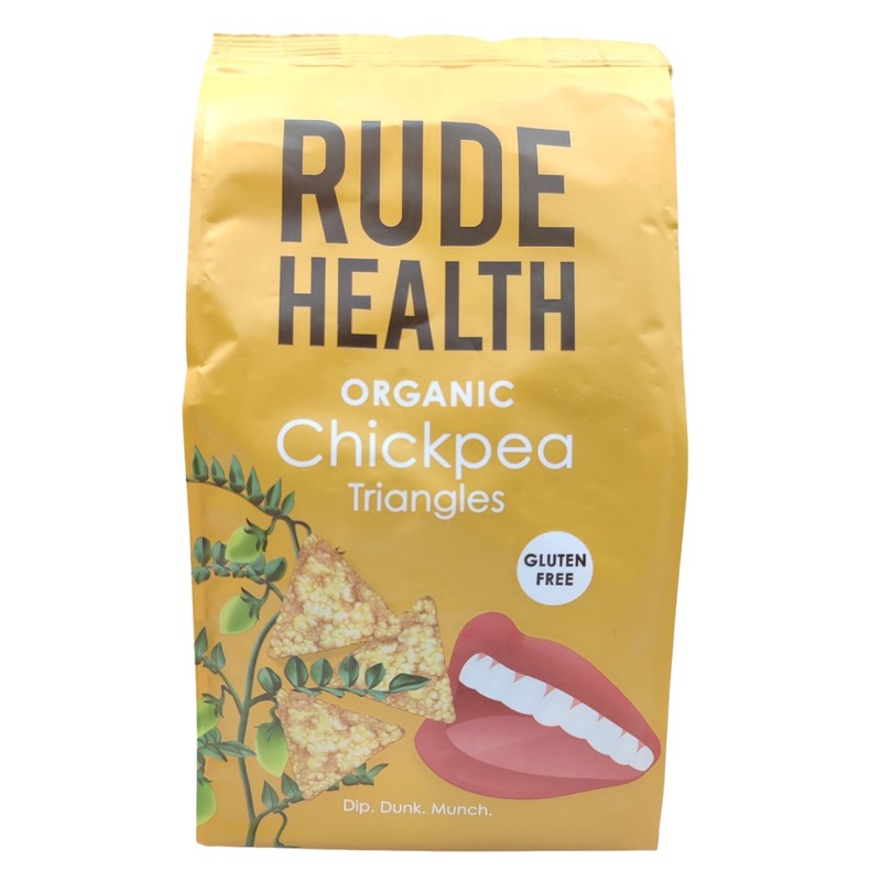 Rude Health Organic Chickpea Chips Triangles (80g)