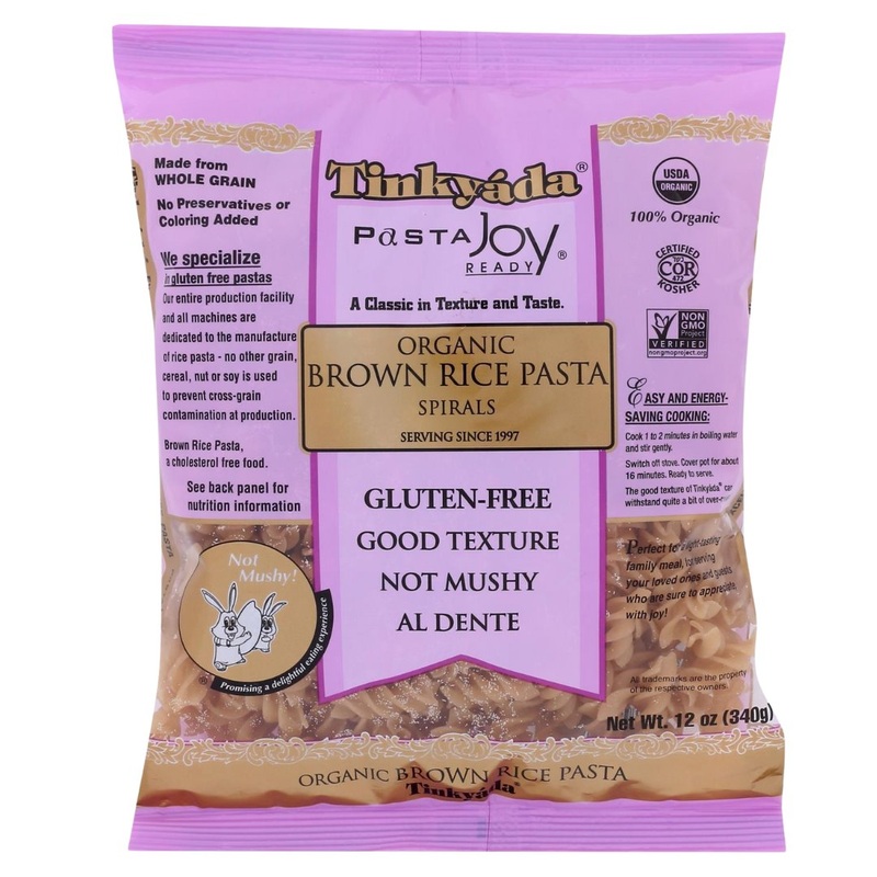Tinkyada Organic Brown Rice Pasta – Spirals (340g)