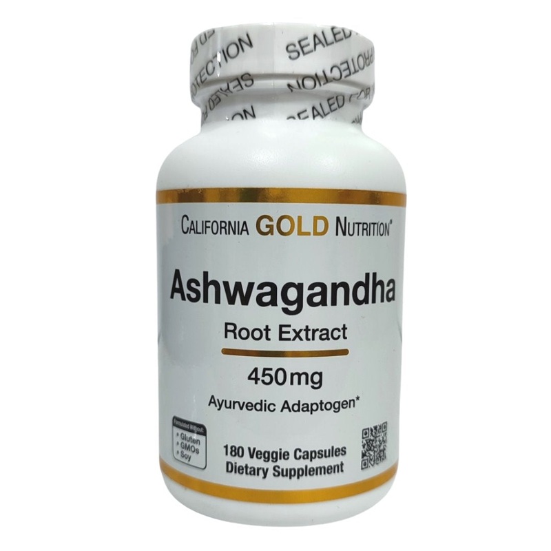 California Gold Ashwagandha Root Extract 450mg (180caps)