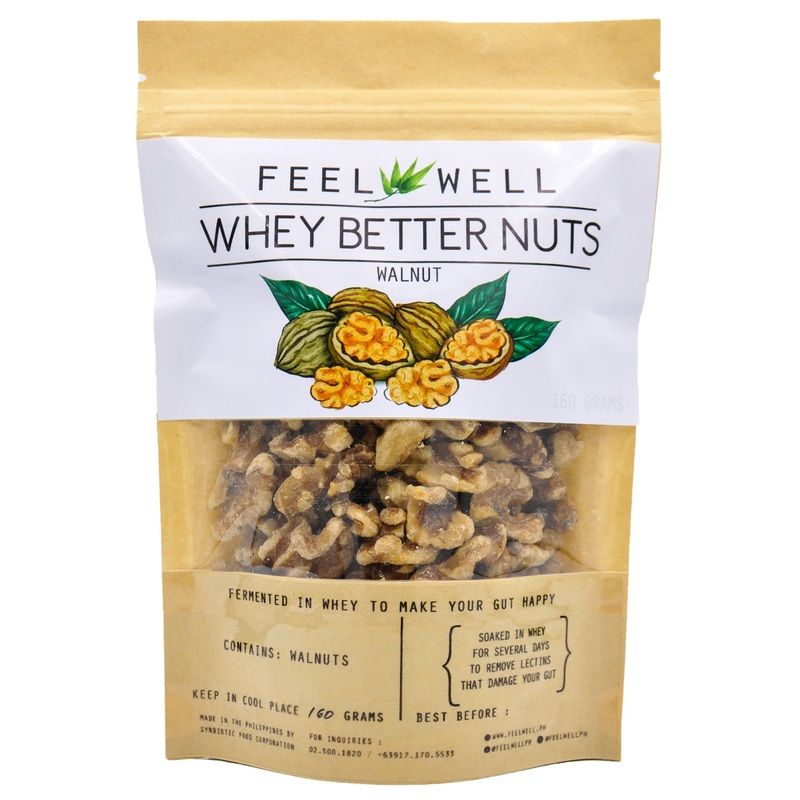 Feel Well Whey Better Nuts – Walnuts (160g)  – Pre Order 1 wk delivery