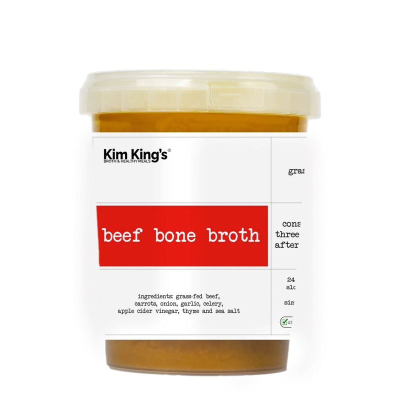 Kim King’s Kitchen – Beef Bone Broth (350ml)