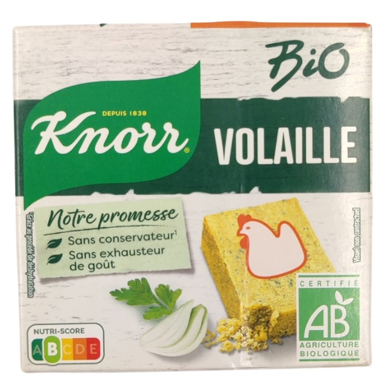 Knorr Organic Chicken Bouillon (6 cubes)