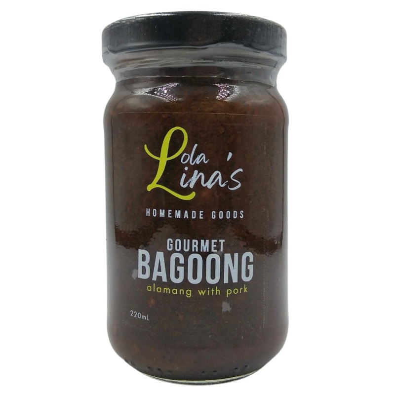 Lola Lina’s Homemade Goods Gourmet Bagoong Alamang w/ Pork (220ml)