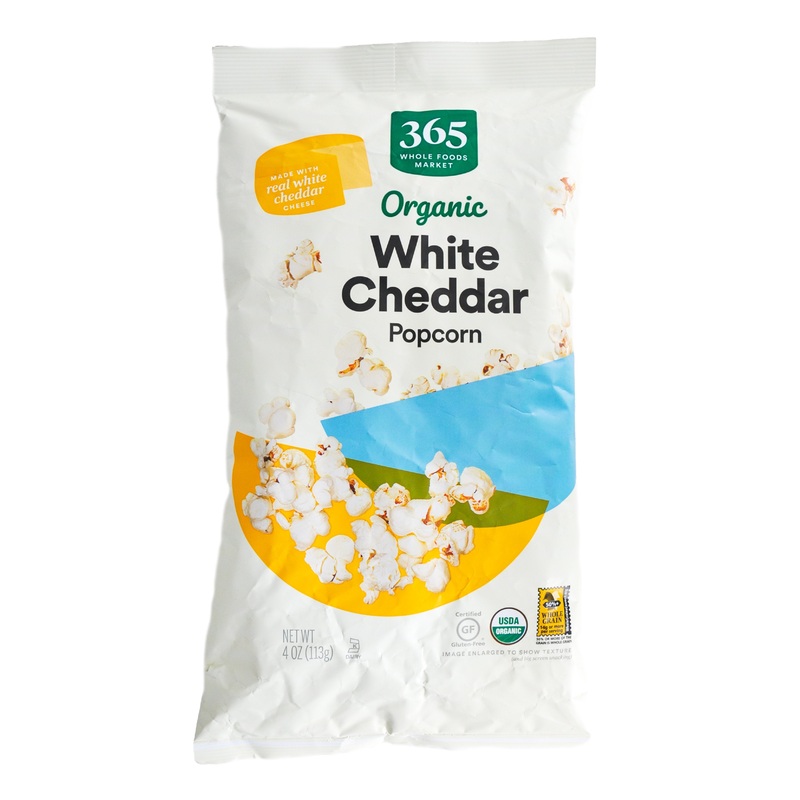 365 Organic Popcorn – White Cheddar (113g)