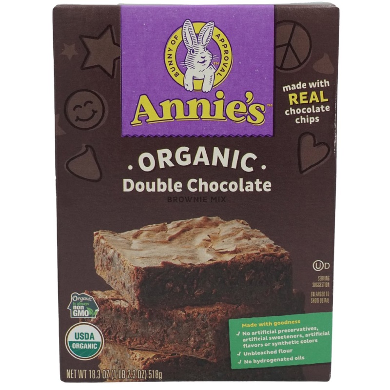 Annie’s Organic Brownie Mix – Double Chocolate (518g)