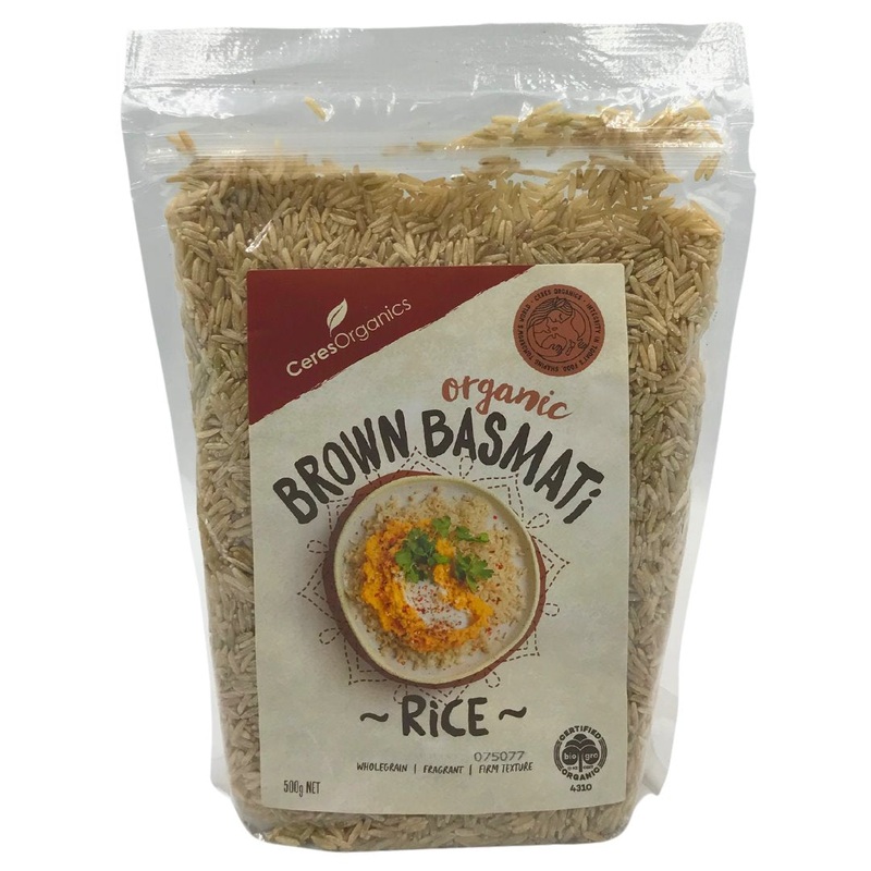 Ceres Organics Brown Basmati Rice (500g)
