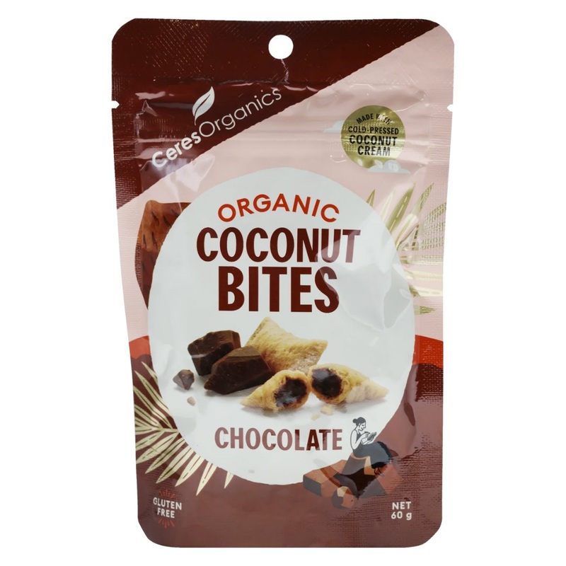 Ceres Organics Coconut Bites – Chocolate (60g)