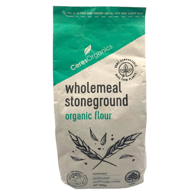 Ceres Organics Flour Wholemeal Stoneground (800g)