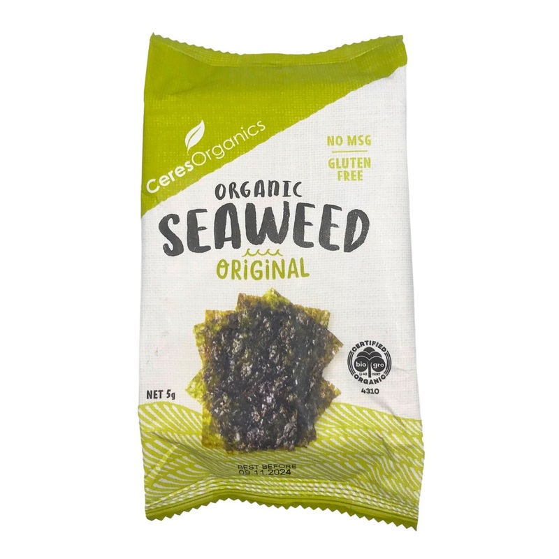 Ceres Organics Seaweed Snack Pack – Original (5g)