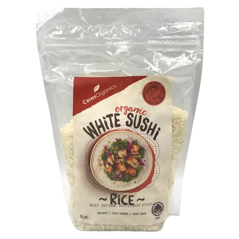 Ceres Organics White Sushi Rice (500g)