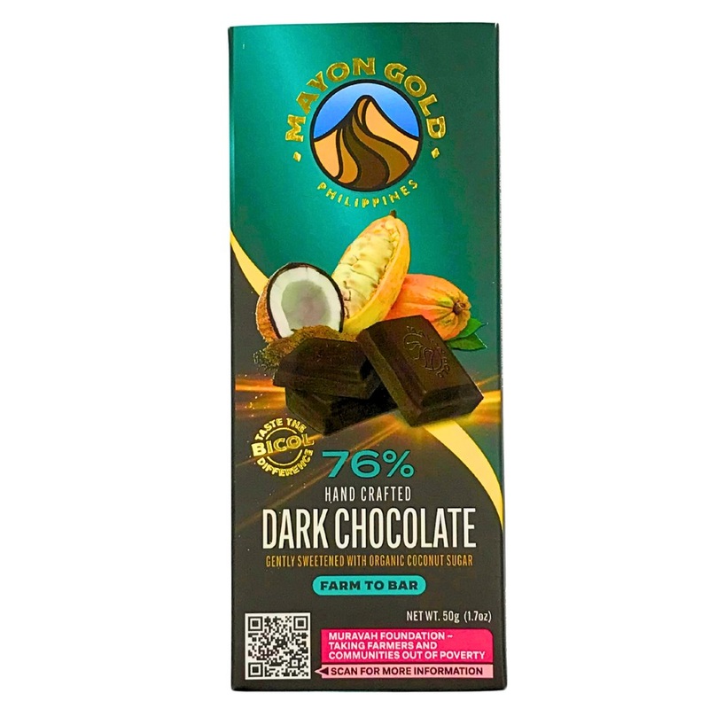 Mayon Gold Dark Chocolate – 76% (50g)