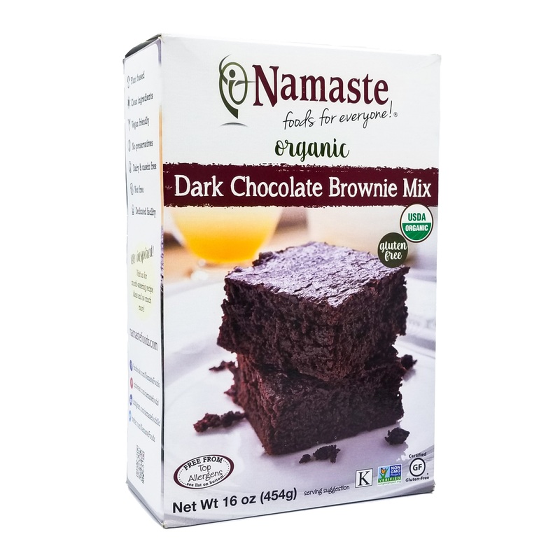 Namaste Organic Brownie Mix – Dark Chocolate (454g)