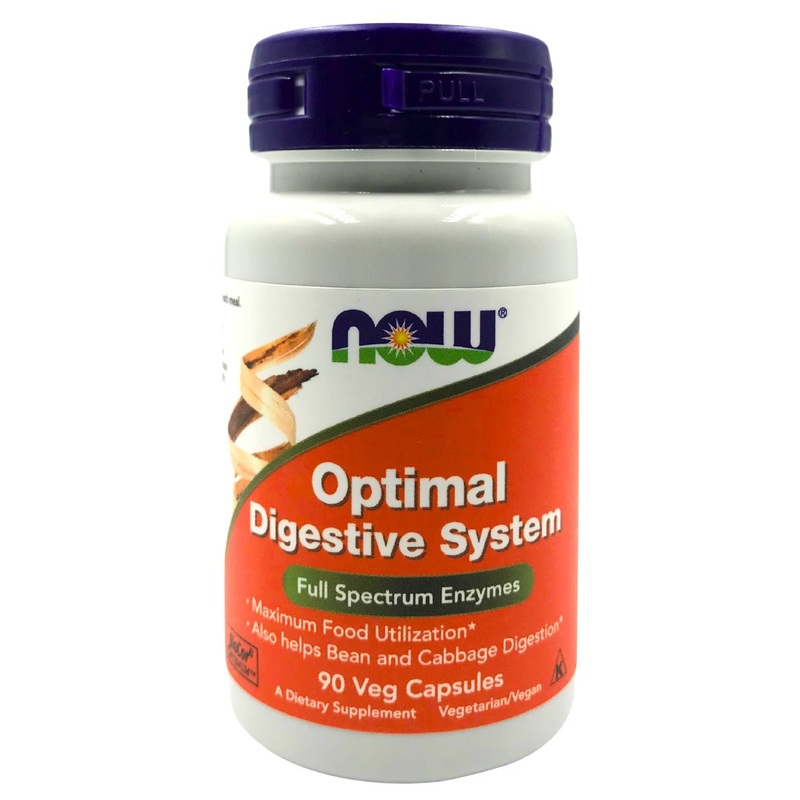 Now Optimal Digestive System, Full Spectrum Enzymes (90 caps)