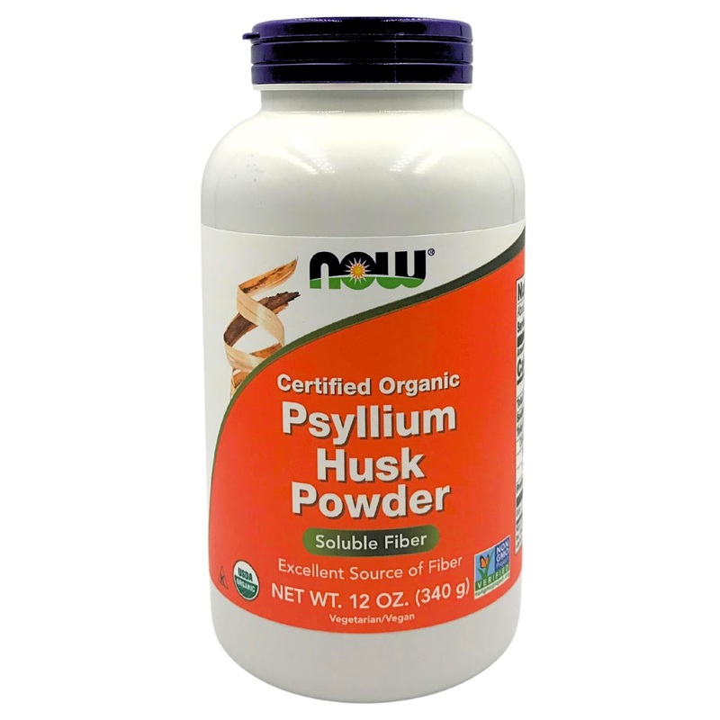 Now Organic Psyllium Husk Powder (340g)