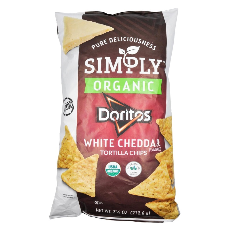 Simply Organic Doritos Tortilla Chips – White Cheddar (212.6g)