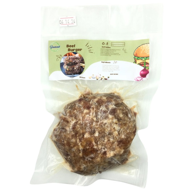 Sourced Beef Burger Patties – Ready to Cook (250g)