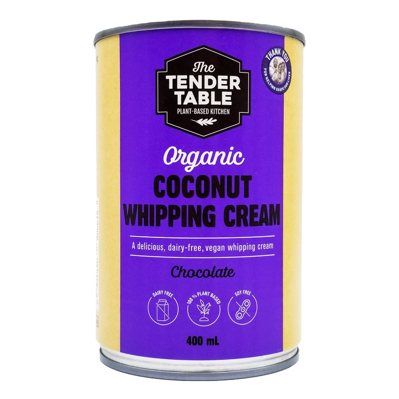 Tender Table Organic Coconut Whipping Cream – Chocolate (Canned) (400ml)